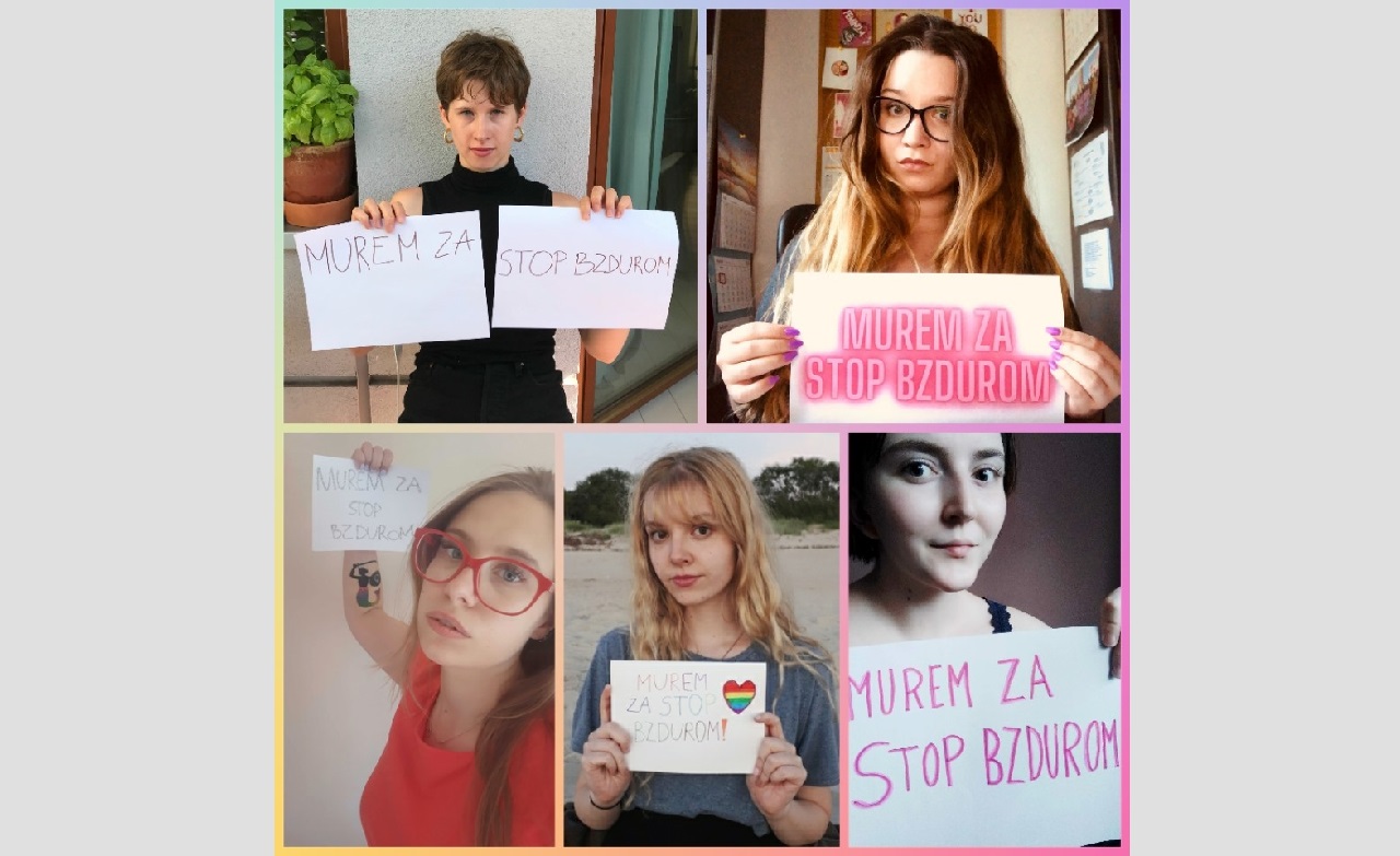 solidarity action by the Ponton Group - sexuality education in Poland under attack